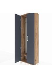 Arges Dolap Tek Raflı 2 Kapaklı Tek Askılı 60x30x182 - S23M031V8A