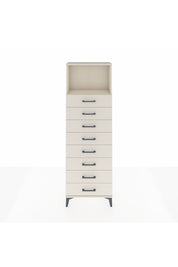 Arges Dolap Tek Raflı 8 Çekmeceli 60x30x182 Aytaşı-Aytaşı