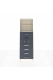 Arges Dolap 2 Raflı 7 Çekmeceli 60x30x182 Aytaşı-Antrasit