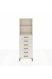 Arges Dolap 2 Raflı 6 Çekmeceli 60x30x182 - S23M034V1A