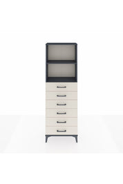 Arges Dolap 2 Raflı 6 Çekmeceli 60x30x182 - S23M034V4A