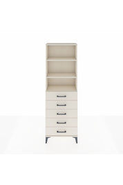 Arges Dolap 3 Raflı 5 Çekmeceli 60x30x182 Aytaşı-Aytaşı