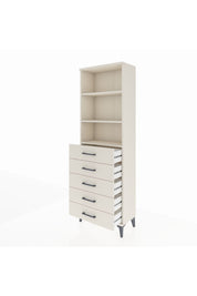 Arges Dolap 3 Raflı 5 Çekmeceli 60x30x182 Aytaşı-Aytaşı