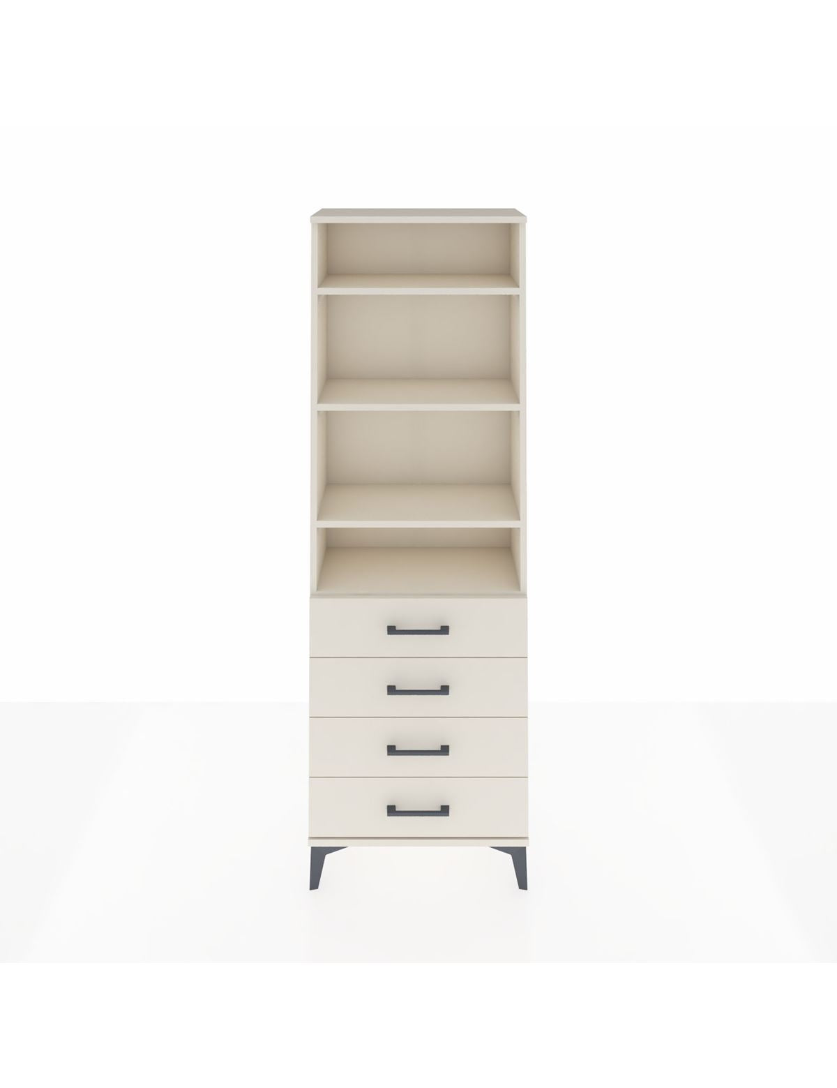 Arges Dolap 4 Raflı 4 Çekmeceli 60x30x182 Aytaşı-Aytaşı