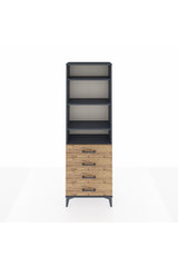 Arges Dolap 4 Raflı 4 Çekmeceli 60x30x182