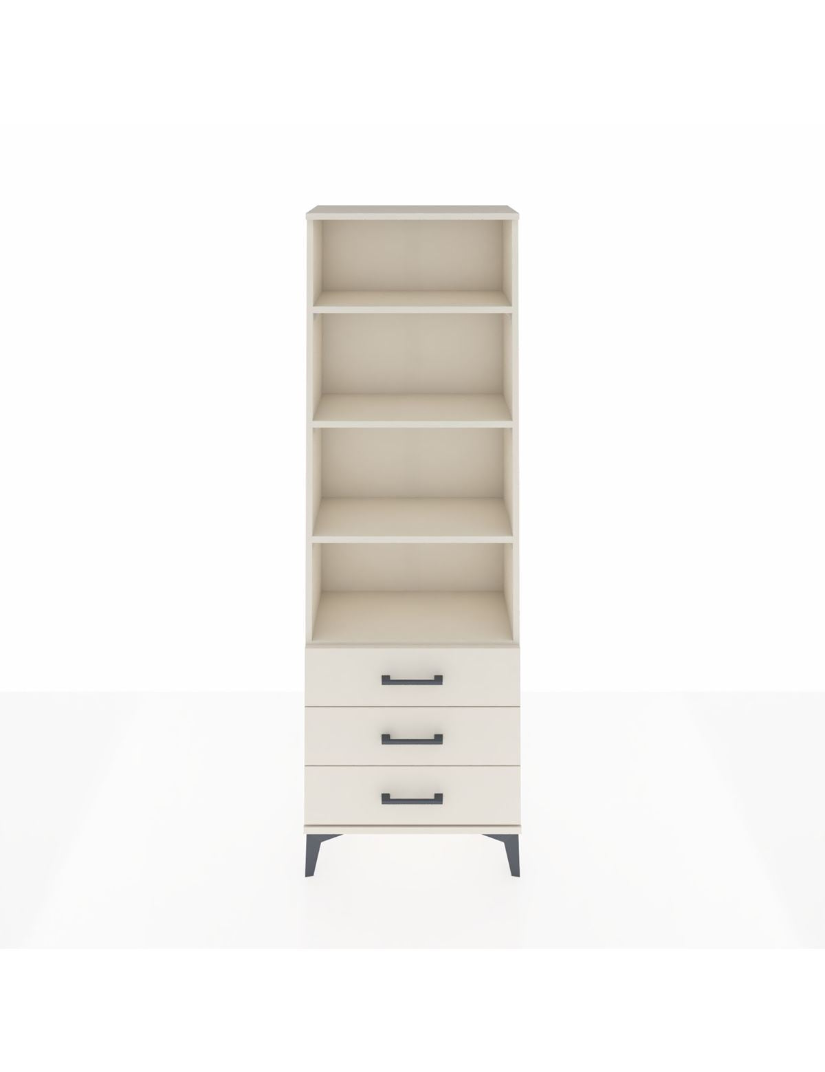 Arges Dolap 4 Raflı 3 Çekmeceli 60x30x182 Aytaşı-Aytaşı