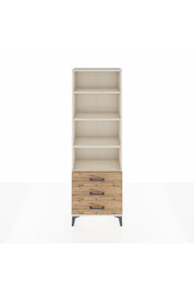 Arges Dolap 4 Raflı 3 Çekmeceli 60x30x182 Aytaşı-Çam