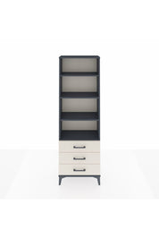 Arges Dolap 4 Raflı 3 Çekmeceli 60x30x182 Antrasit-Aytaşı