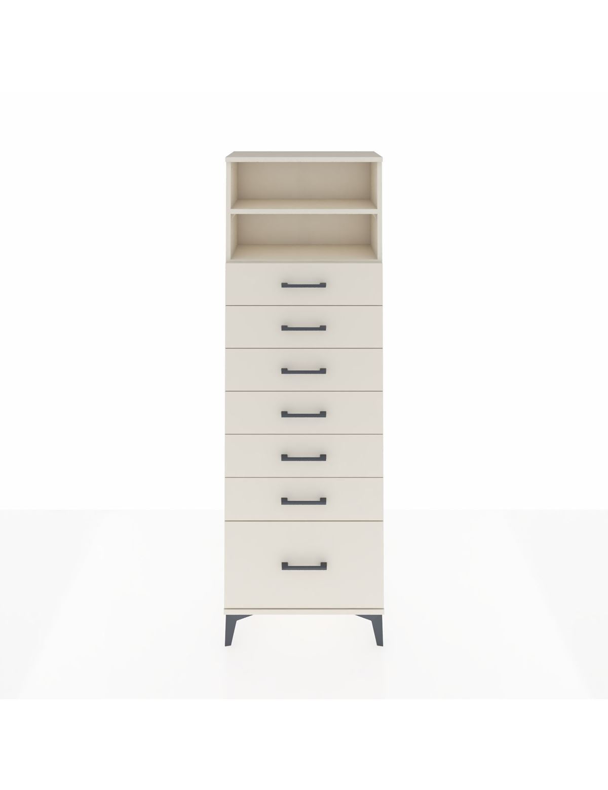 Arges Dolap 2 Raflı 7 Çekmeceli 60x30x182 Aytaşı-Aytaşı