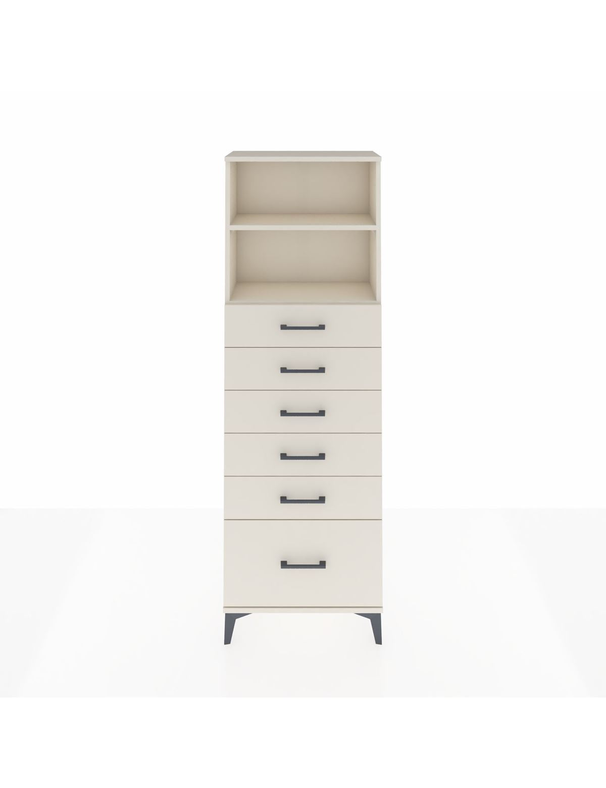 Arges Dolap 2 Raflı 6 Çekmeceli 60x30x182 Aytaşı-Aytaşı