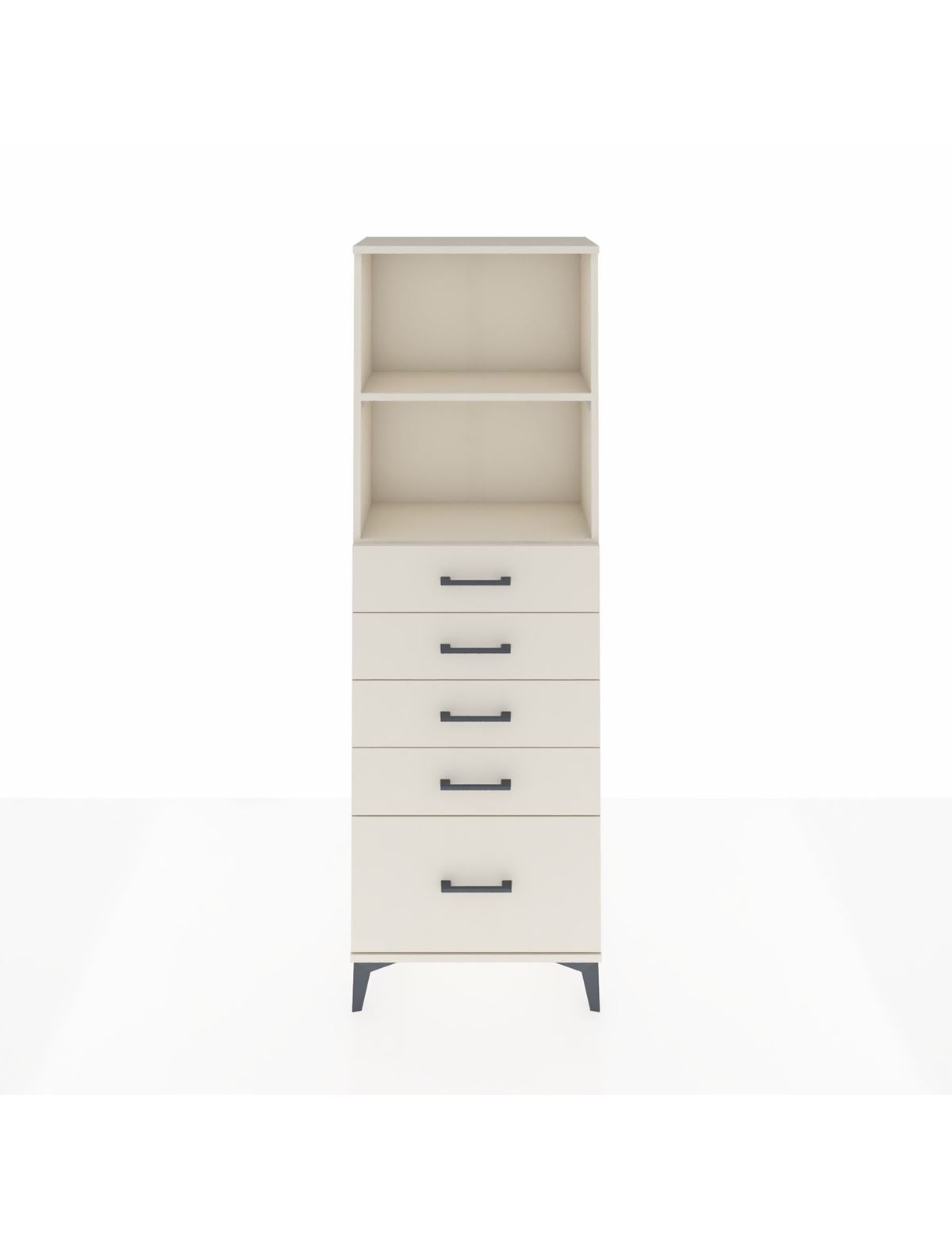 Arges Dolap 2 Raflı 5 Çekmeceli 60x30x182 Aytaşı-Aytaşı