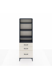 Arges Dolap 4 Raflı 3 Çekmeceli 60x30x182 Antrasit-Aytaşı