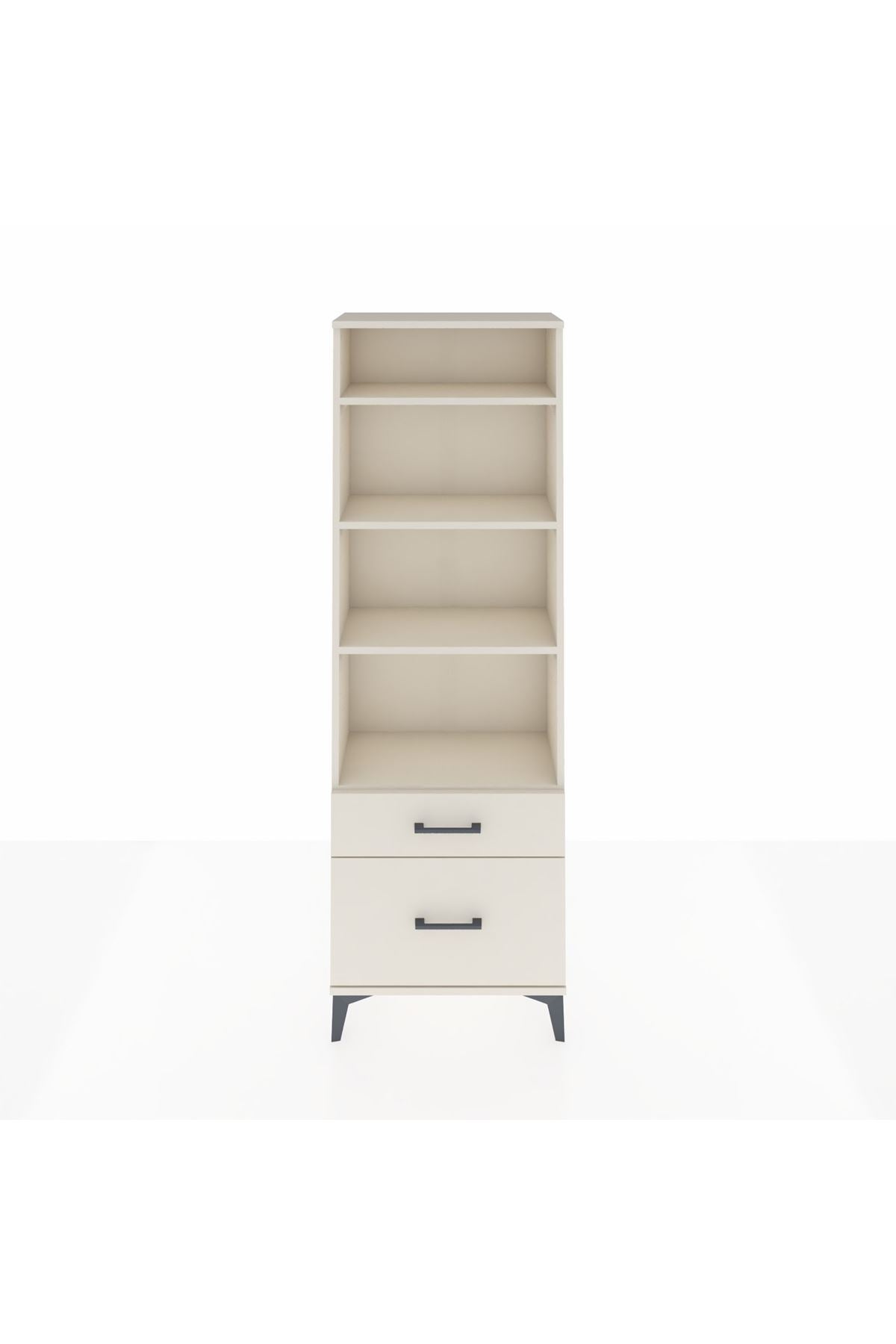 Arges Dolap 4 Raflı 2 Çekmeceli 60x30x182 Aytaşı-Aytaşı