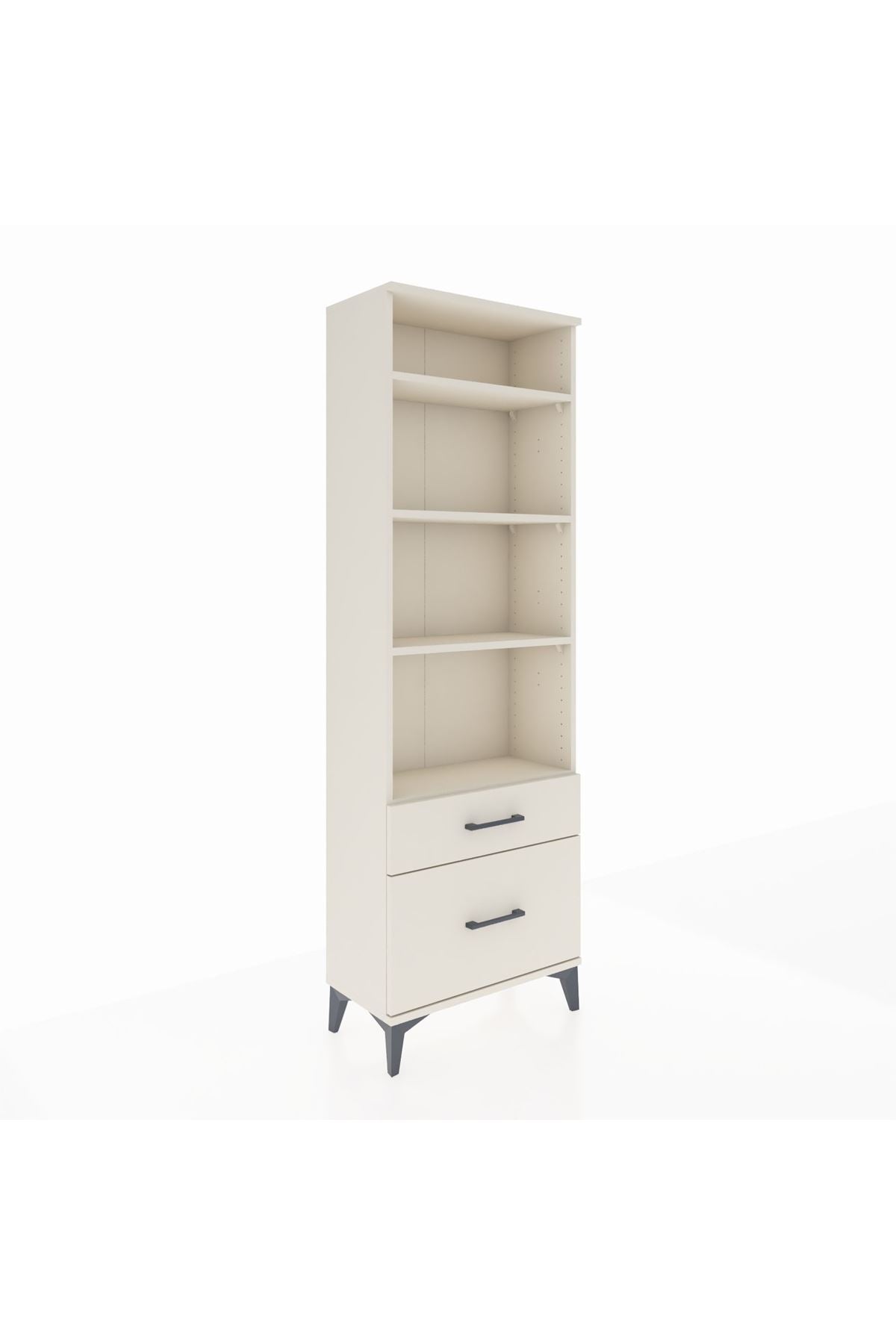 Arges Dolap 4 Raflı 2 Çekmeceli 60x30x182 Aytaşı-Aytaşı