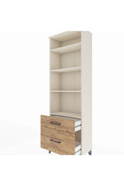 Arges Dolap 4 Raflı 2 Çekmeceli 60x30x182 Aytaşı-Çam