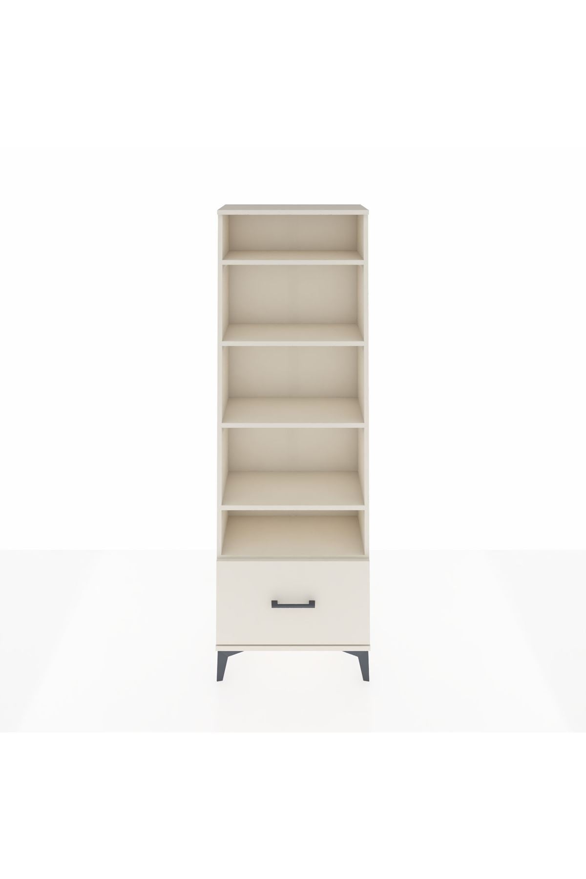 Arges Dolap 5 Raflı Tek Çekmeceli 60x30x182 Aytaşı-Aytaşı