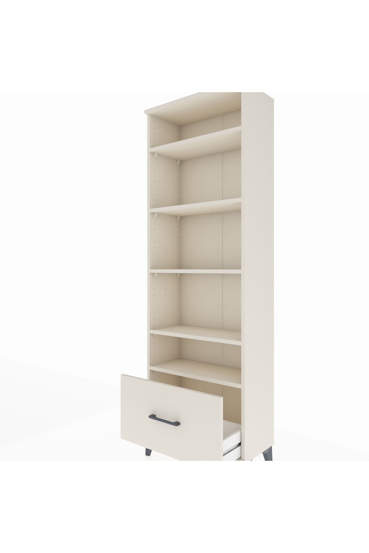 Arges Dolap 5 Raflı Tek Çekmeceli 60x30x182 Aytaşı-Aytaşı