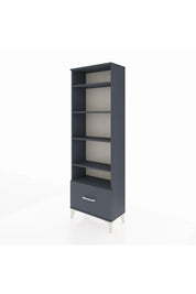 Arges Dolap 5 Raflı Tek Çekmeceli 60x30x182 Antrasit-Antrasit