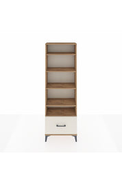 Arges Dolap 5 Raflı Tek Çekmeceli 60x30x182 Çam-Aytaşı