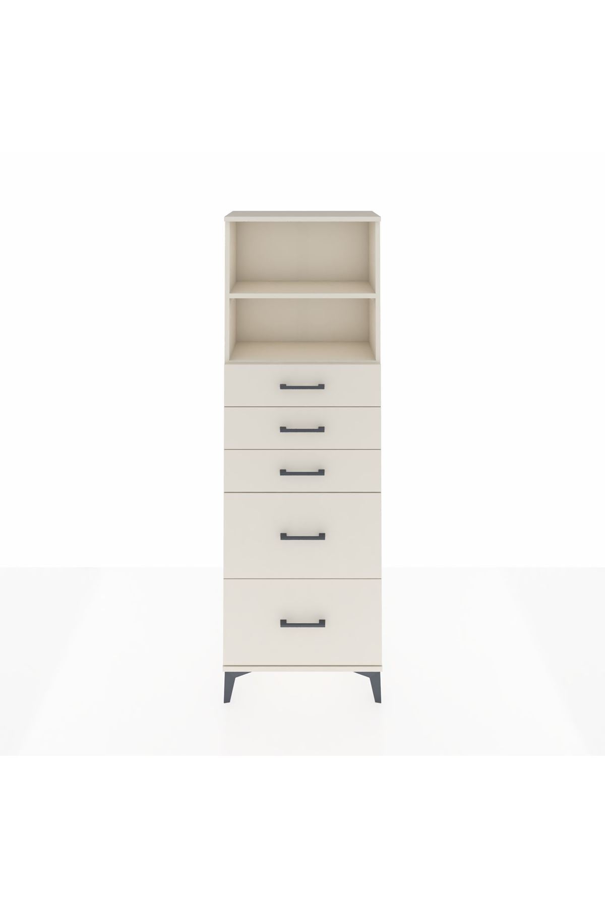 Arges Dolap 2 Raflı 5 Çekmeceli 60x30x182 Aytaşı-Aytaşı