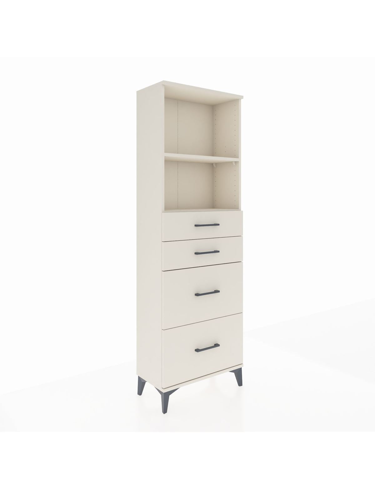 Arges Dolap 2 Raflı 4 Çekmeceli 60x30x182 Aytaşı-Aytaşı