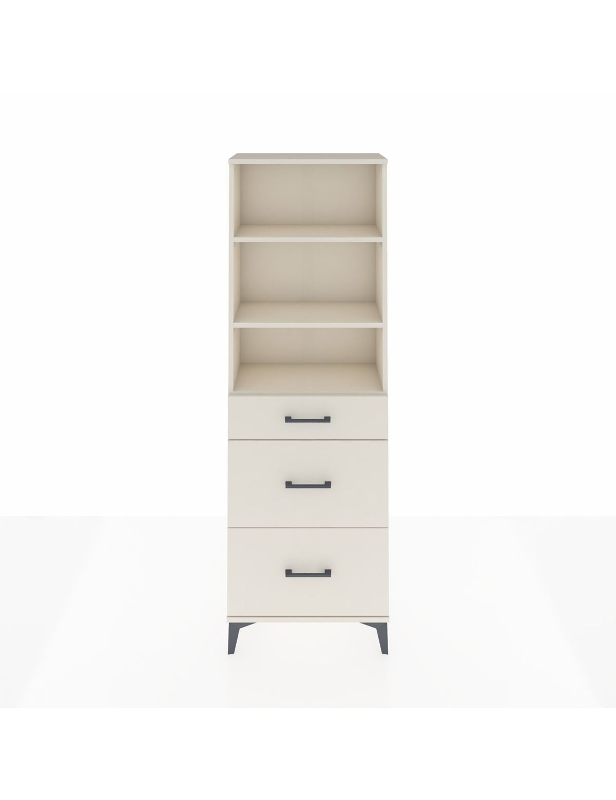 Arges Dolap 3 Raflı 3 Çekmeceli 60x30x182 Aytaşı-Aytaşı