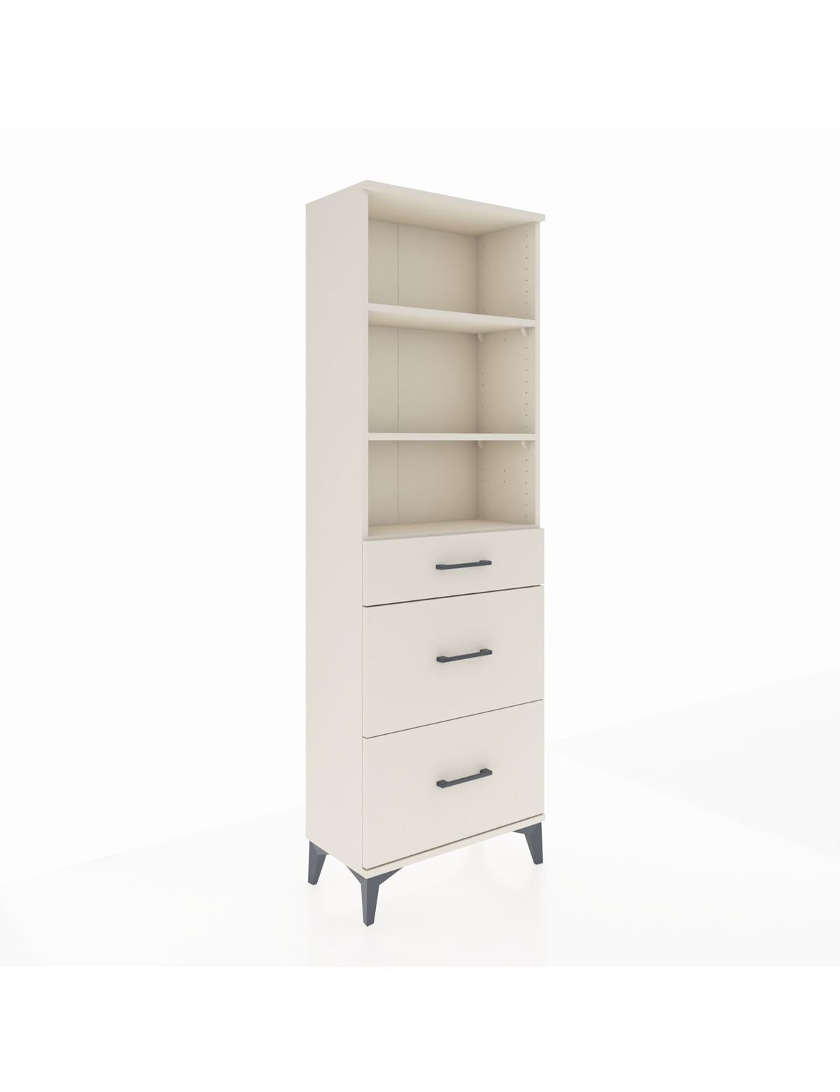 Arges Dolap 3 Raflı 3 Çekmeceli 60x30x182 Aytaşı-Aytaşı