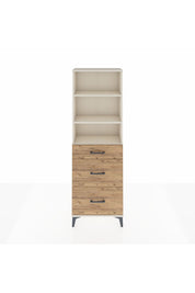 Arges Dolap 3 Raflı 3 Çekmeceli 60x30x182 Aytaşı-Çam