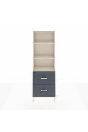 Arges Dolap 3 Raflı 2 Çekmeceli 60x30x182 Aytaşı-Antrasit