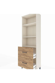 Arges Dolap 3 Raflı 2 Çekmeceli 60x30x182 Aytaşı-Çam