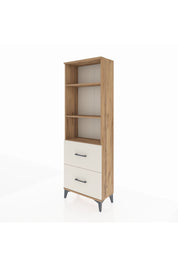 Arges Dolap 3 Raflı 2 Çekmeceli 60x30x182 Çam-Aytaşı