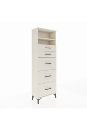 Arges Dolap 2 Raflı 5 Çekmeceli 60x30x182 - S23M050V1A