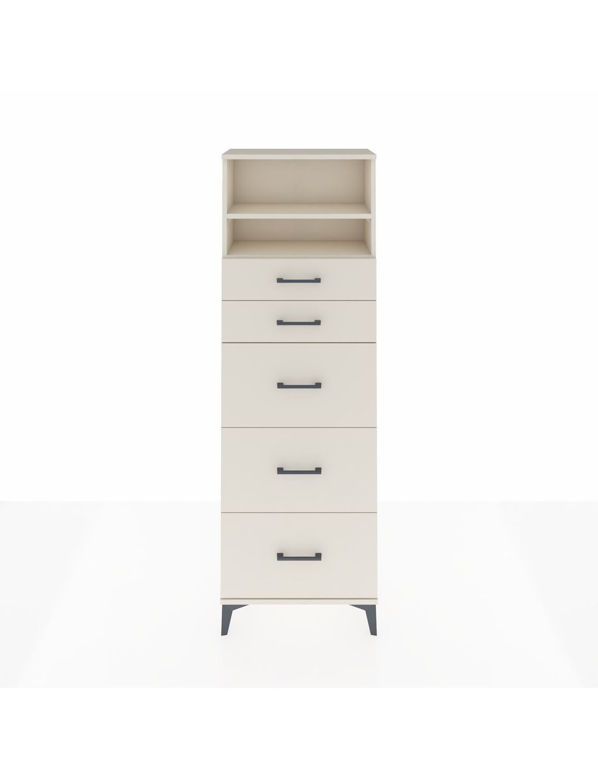 Arges Dolap 2 Raflı 5 Çekmeceli 60x30x182 Aytaşı-Aytaşı