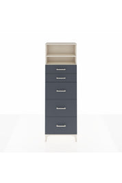 Arges Dolap 2 Raflı 5 Çekmeceli 60x30x182 - S23M050V2A