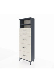 Arges Dolap 2 Raflı 5 Çekmeceli 60x30x182 - S23M050V4A