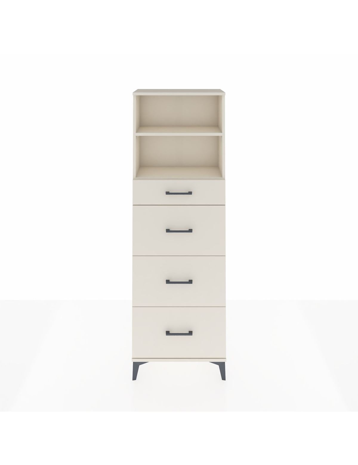 Arges Dolap 2 Raflı 4 Çekmeceli 60x30x182 Aytaşı-Aytaşı