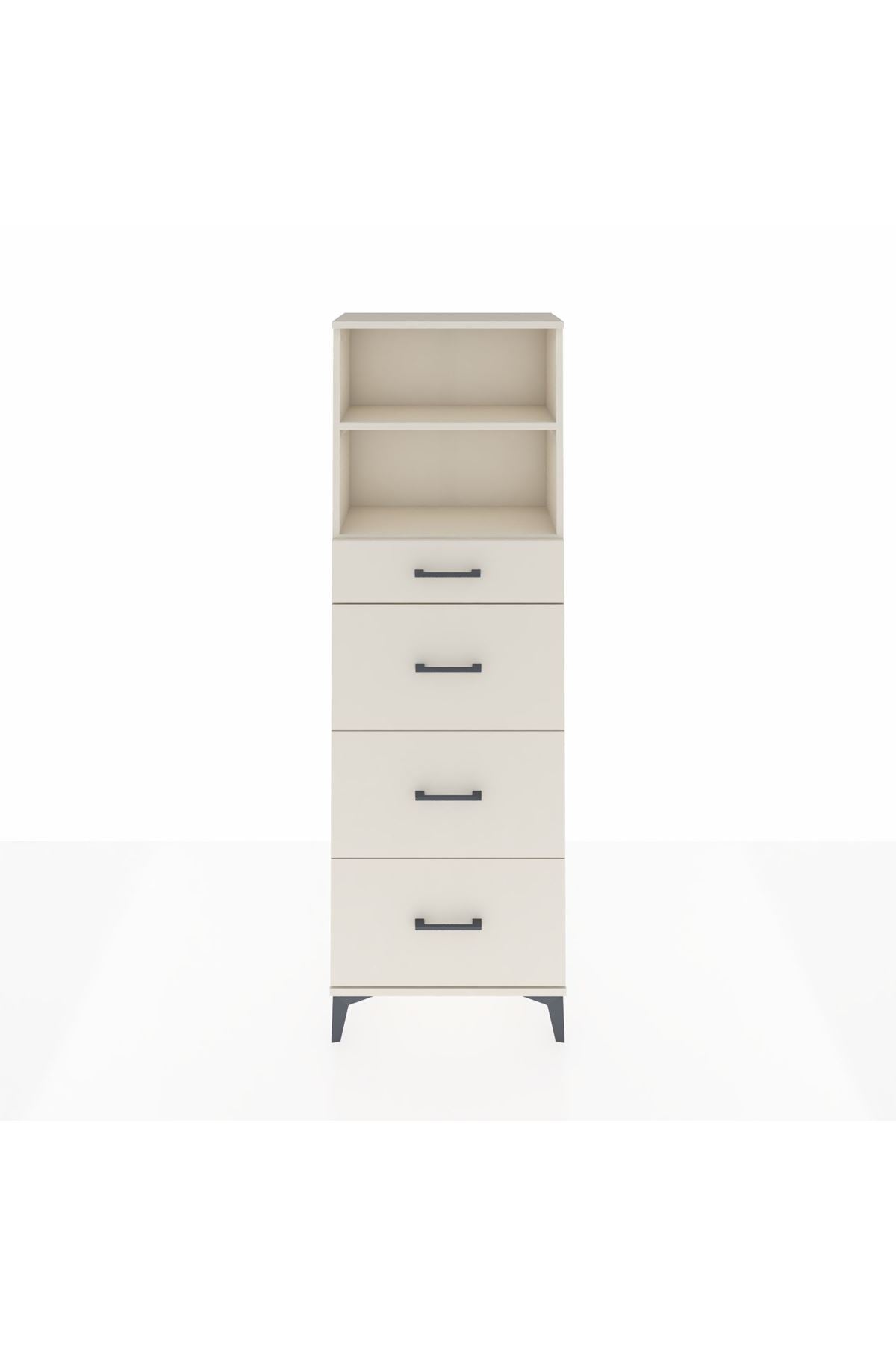 Arges Dolap 2 Raflı 4 Çekmeceli 60x30x182 Aytaşı-Aytaşı