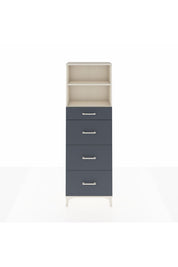 Arges Dolap 2 Raflı 4 Çekmeceli 60x30x182 Aytaşı-Antrasit