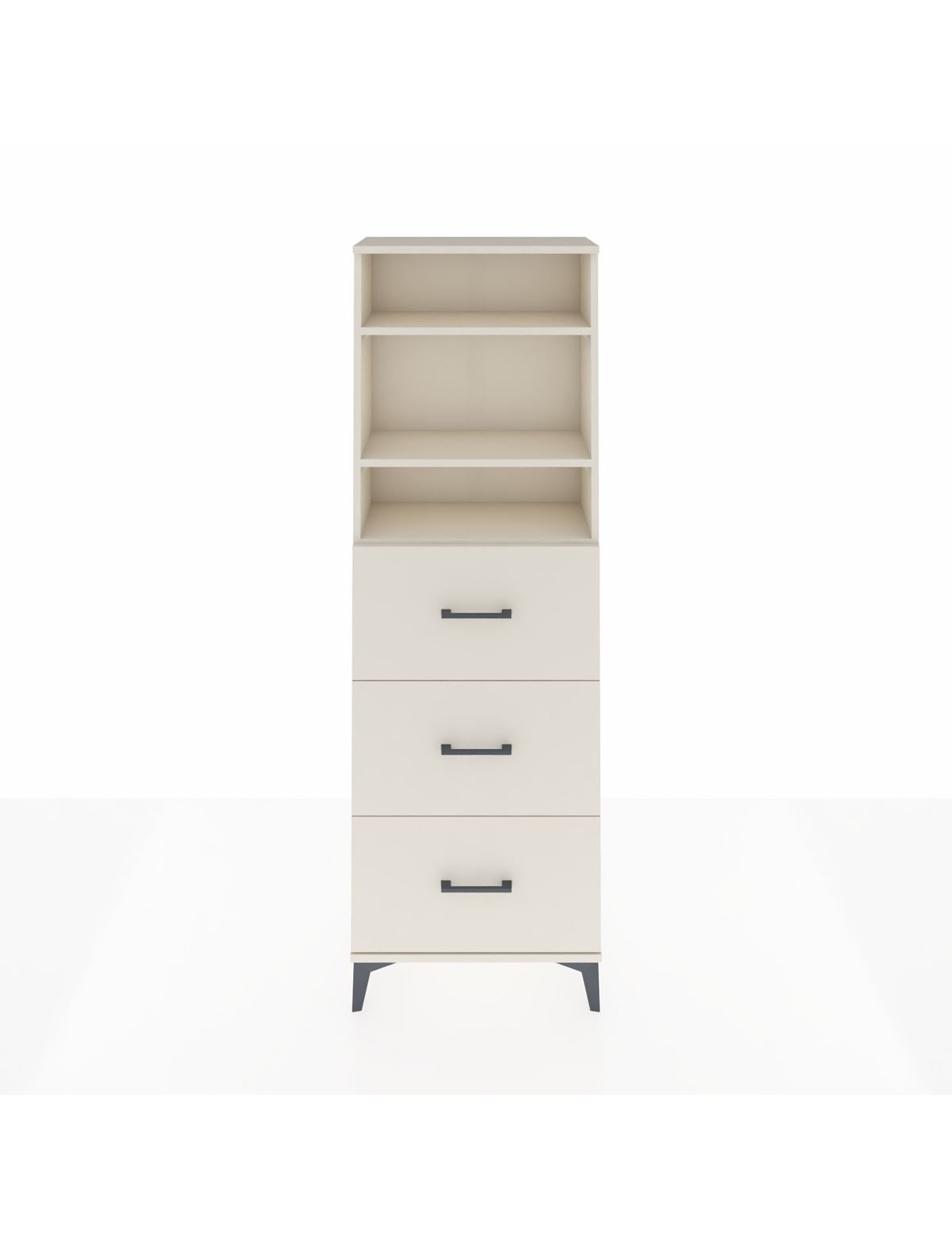 Arges Dolap 3 Raflı 3 Çekmeceli 60x30x182 Aytaşı-Aytaşı