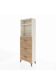 Arges Dolap 3 Raflı 3 Çekmeceli 60x30x182 Aytaşı-Çam