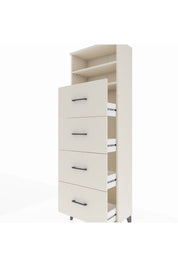 Arges Dolap 2 Raflı 4 Çekmeceli 60x30x182 Aytaşı-Aytaşı