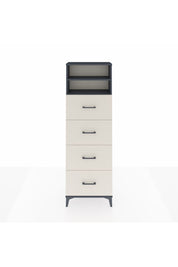 Arges Dolap 2 Raflı 4 Çekmeceli 60x30x182 - S23M053V4A