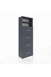 Arges Dolap 2 Raflı 4 Çekmeceli 60x30x182 - S23M053V5A