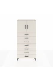 Arges Dolap 2 Raflı 7 Çekmeceli 2 Kapaklı 88x30x182 Aytaşı-Aytaşı