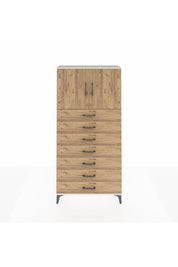 Arges Dolap 2 Raflı 7 Çekmeceli 2 Kapaklı 88x30x182 Aytaşı-Çam