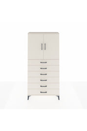 Arges Dolap 2 Raflı 6 Çekmeceli 2 Kapaklı 88x30x182 Aytaşı-Aytaşı