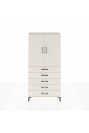 Arges Dolap 3 Raflı 5 Çekmeceli 2 Kapaklı 88x30x182 Aytaşı-Aytaşı