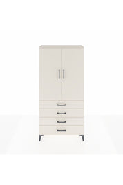 Arges Dolap 3 Raflı 4 Çekmeceli 2 Kapaklı 88x30x182 Aytaşı-Aytaşı