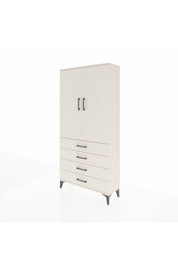 Arges Dolap 3 Raflı 4 Çekmeceli 2 Kapaklı 88x30x182 Aytaşı-Aytaşı