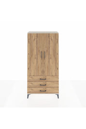 Arges Dolap 3 Raflı 3 Çekmeceli 2 Kapaklı 88x30x182 Aytaşı-Çam